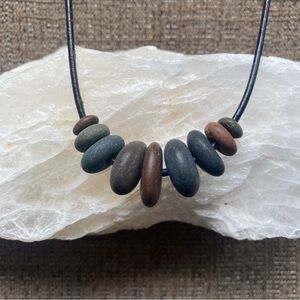 Artisan Lake Superior Polished Stone Necklace